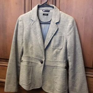JCrew Wool Blazer, Gray, Size 6-8